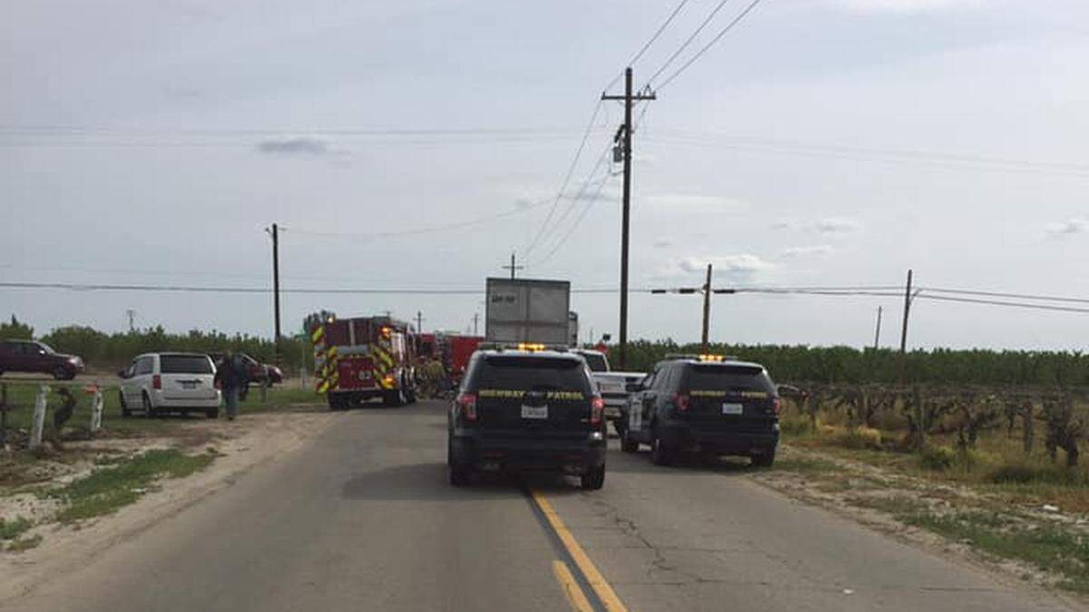 The California Highway Patrol responded to a fatal crash Friday, March 22, 2019, northeast of Selma. One person died, another was take to the hospital.