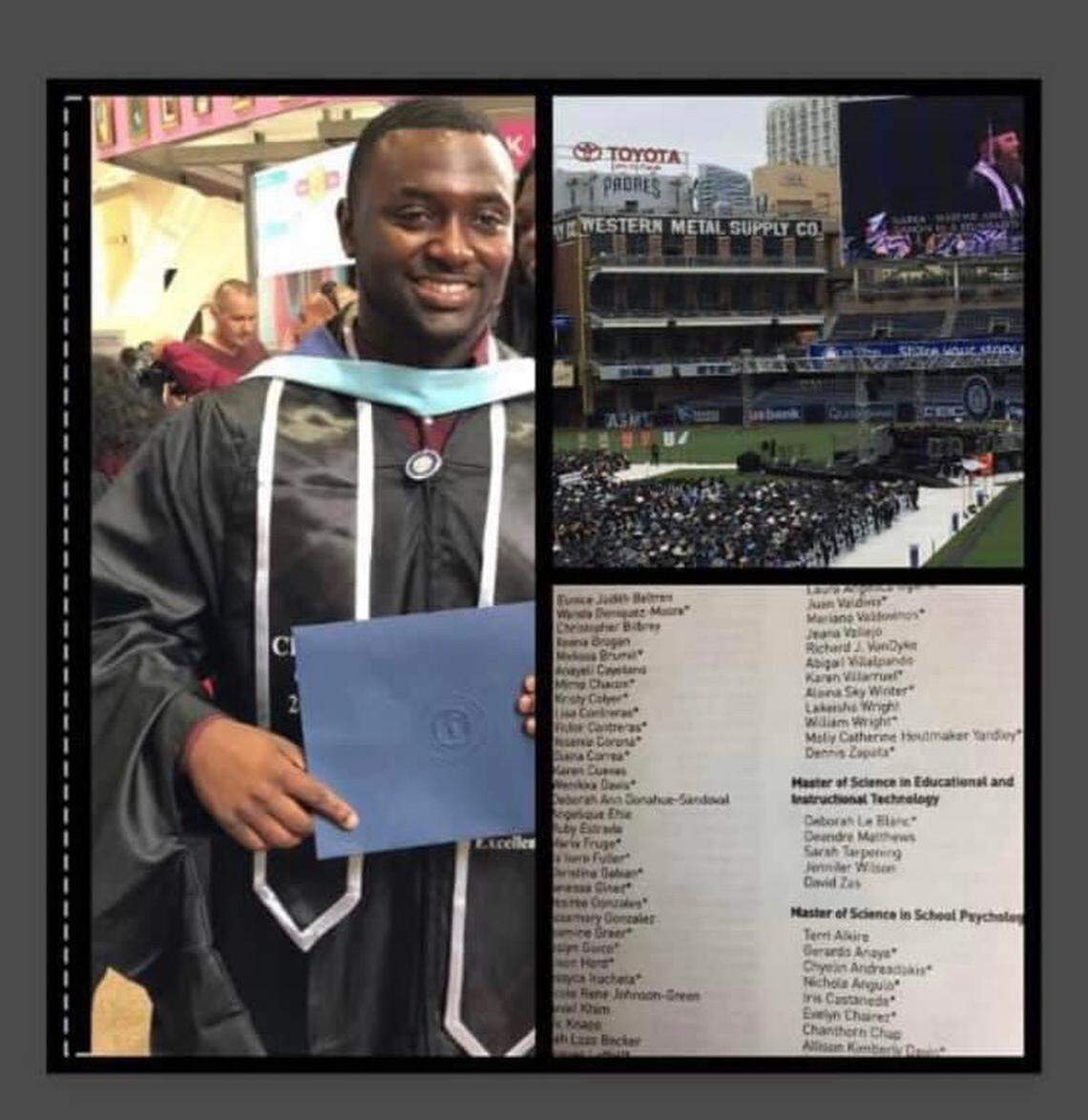 Billy Wright earned his Masters of Science in Educational Counseling from National University.