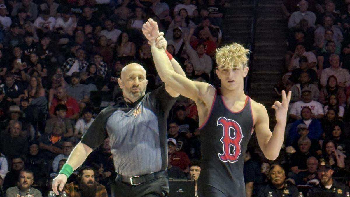 Rocklin Zinkin is a two-time state champion for Buchanan High.