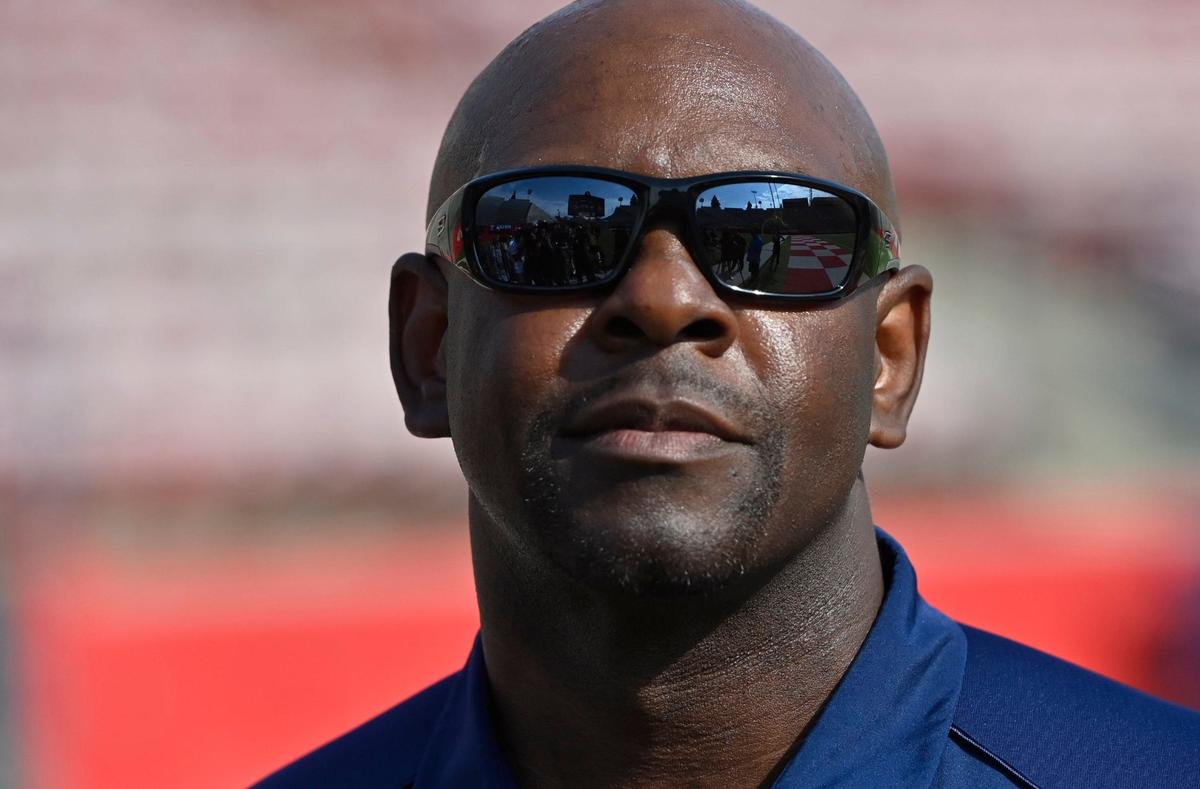 Tim Skipper makes his first appearance with the media as Fresno State’s interim head football coach at Valley Children’s Stadium Wednesday morning, July 24, 2024 in Fresno.
