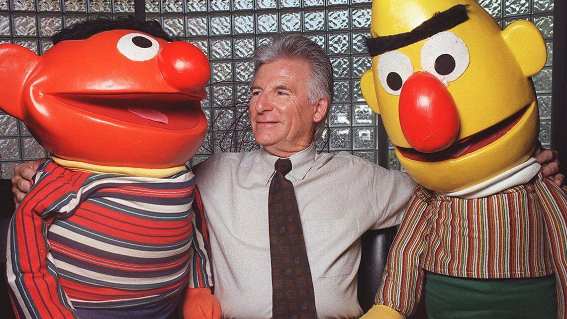 Colin Dougherty in 1998 was general manager of KVPT Channel 19, the PBS station in Fresno, and so he got to pose Bert and Ernie of Sesame Street.