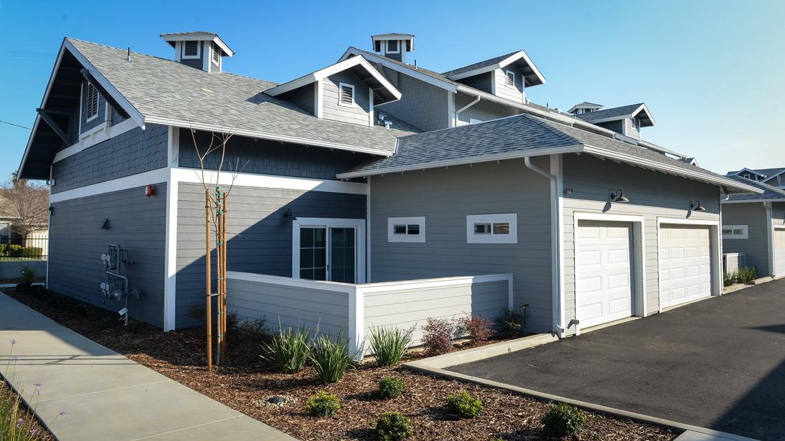 Units in the Sunnyhills Apartments in Clovis are shown near completion at Temperance and Bullard on Thursday, Jan. 24, 2019.