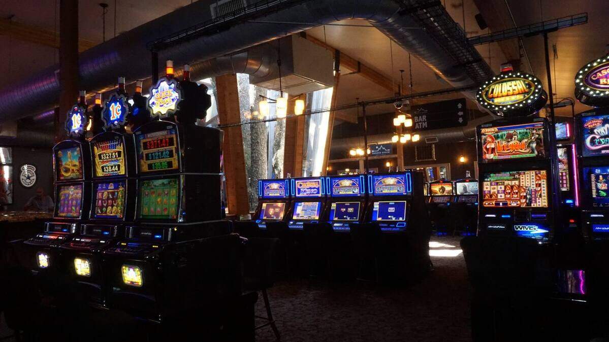 Rows of slot machines await players at the Mono Wind Casino in Auberry. The casino closed temporarily starting Monday, March 23, 2020, as a precaution against the spread of coronavirus. It followed the leads of other casinos and cardrooms in the central San Joaquin Valley.
