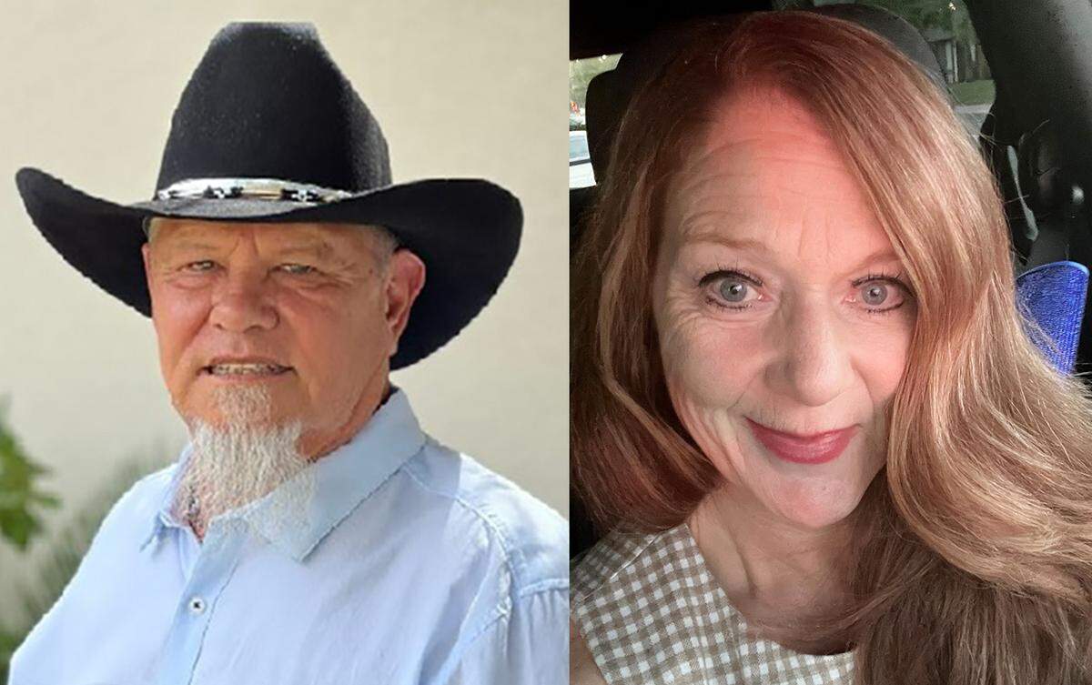 Retired business owner Bill Whitmore, left, and parent and teacher Deena Combs-Flores, right, are seeking the Area 6 seat on the Clovis Unified School Board.