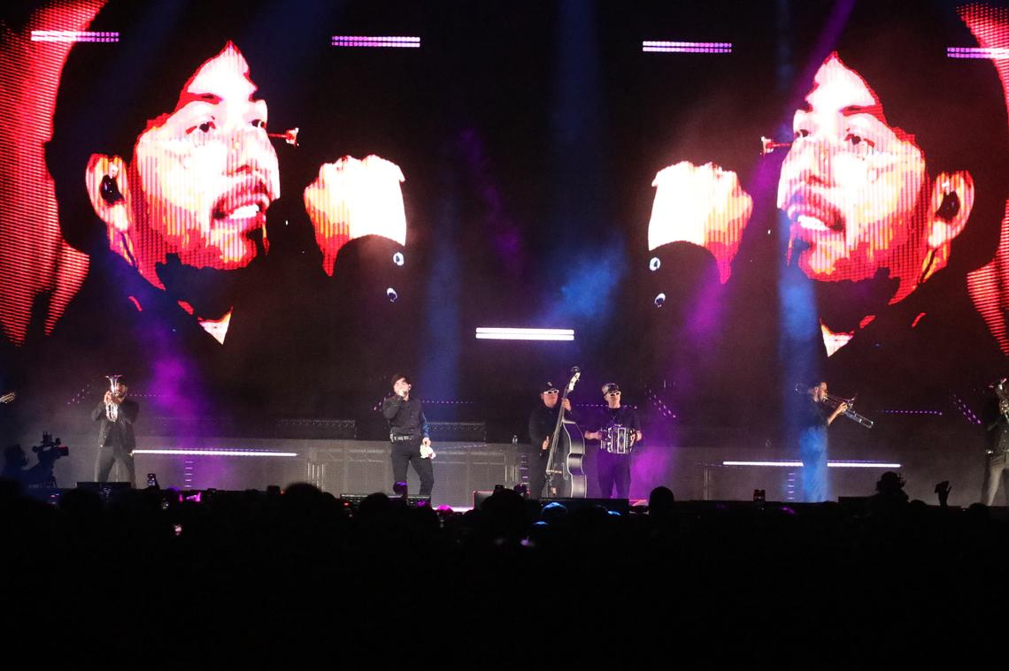 Fresno received Mexican singer Tito Double P with a sold-out concert at the Save Mart Center Friday night (April 18, 2025). His ¡Ay Mamá! Tour is Tito’s first tour in the United States. &nbsp;&nbsp;