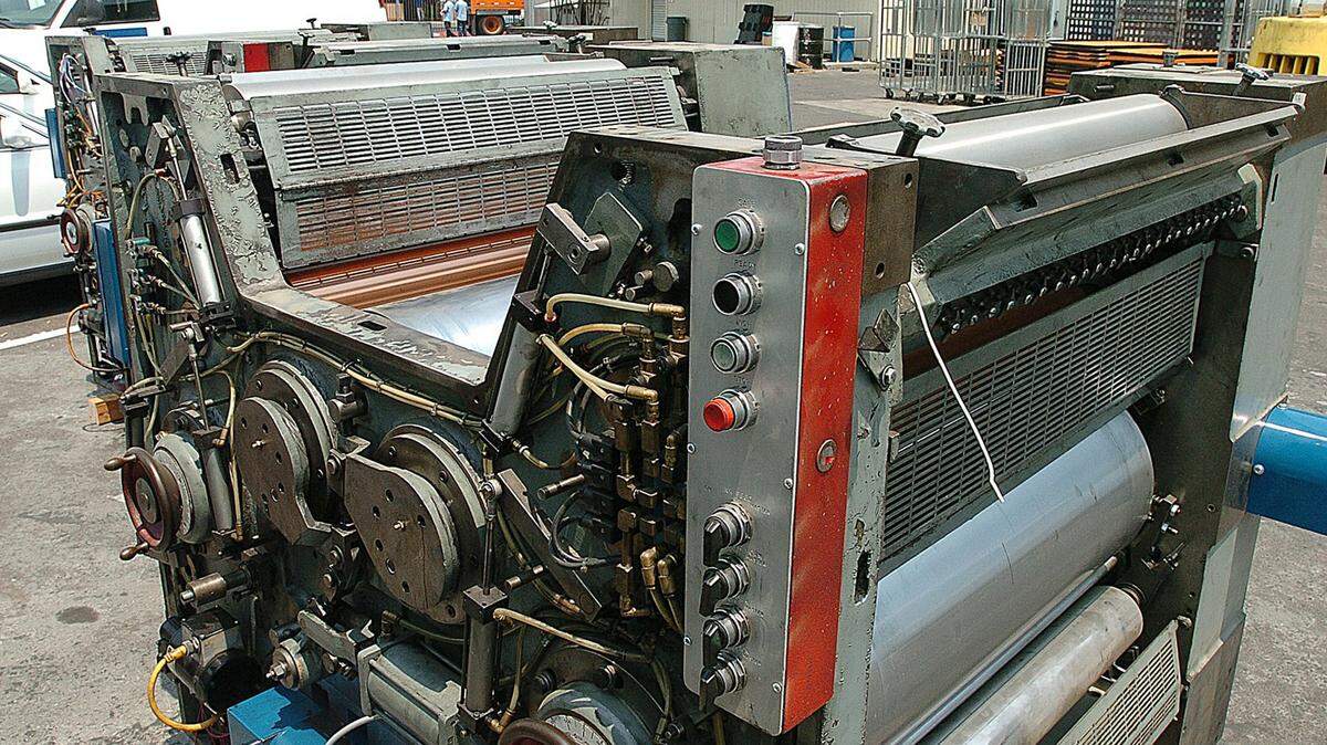 One of five print units the Sun-Star received earlier in the 2000s from a McClatchy paper in South Carolina. Printing is now done at The Sacramento Bee.