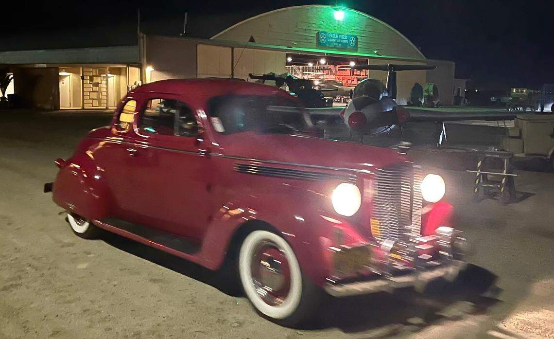 Drag racing at Eagle Field in Firebaugh has come to an end after the historic airstrip that dates back to World War II, along with the 300 acres of land around the runway, was sold last month. The operators of drag strip decided to move their operation to Mendota Speedway. Eagle Field also has been used for annual dinner-dance functions under a hangar, as shown in this photo from 2022.