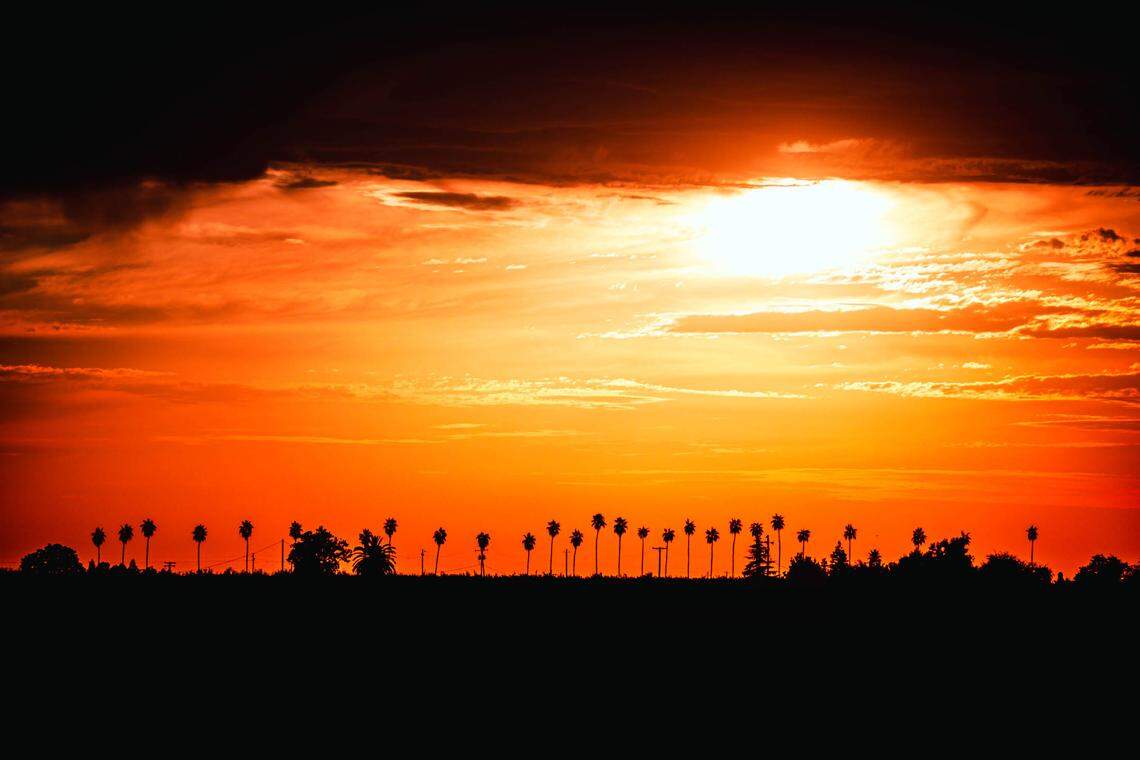 Sunday brought a record high temperature for Aug. 16 to Fresno and several other central Valley cities.