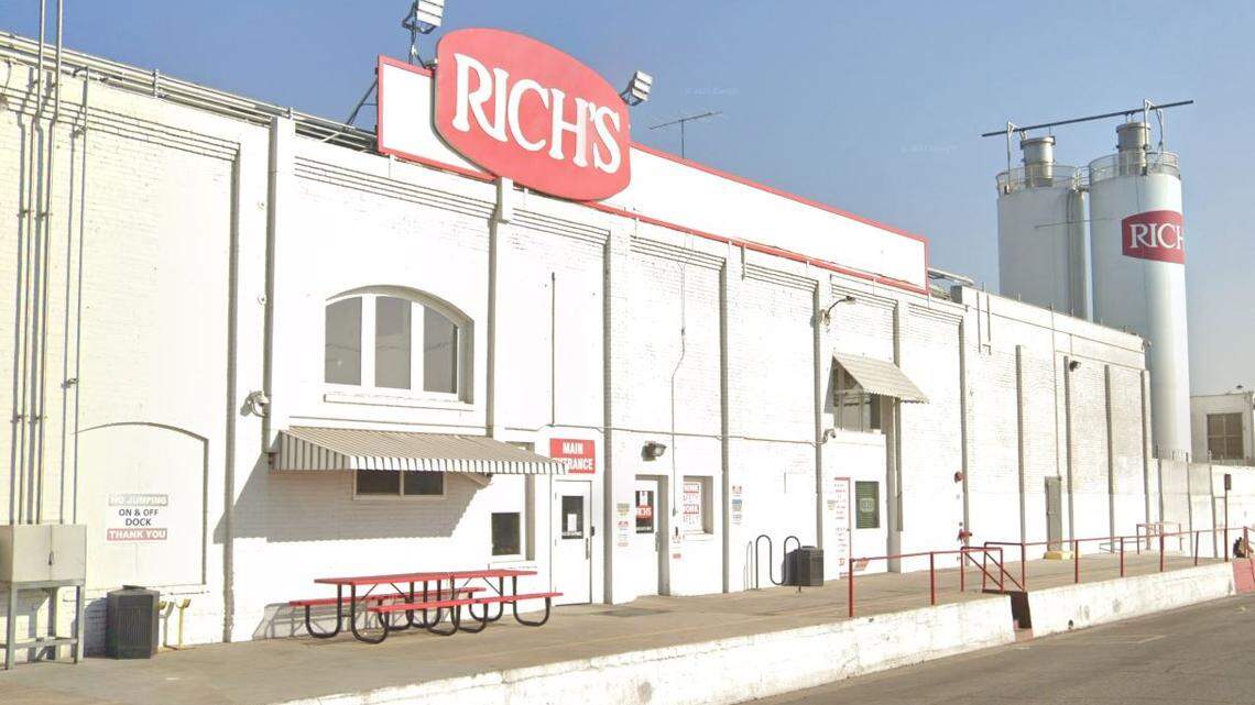 The Rich Products Corporation’s plant on O Street south of San Benito Street south of downtown Fresno will be closed in two phases started in November 2021. The company produces frozen dough products at the 98-year-old plant.