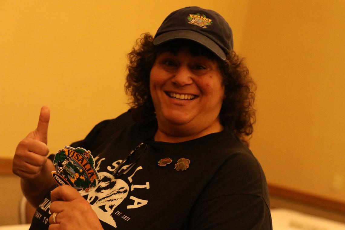 Amy Shuklian, Tulare County District 3 supervisor who spoke as a private citizen Monday night, backed the 1988 logo. She was on the council when she opposed any change.