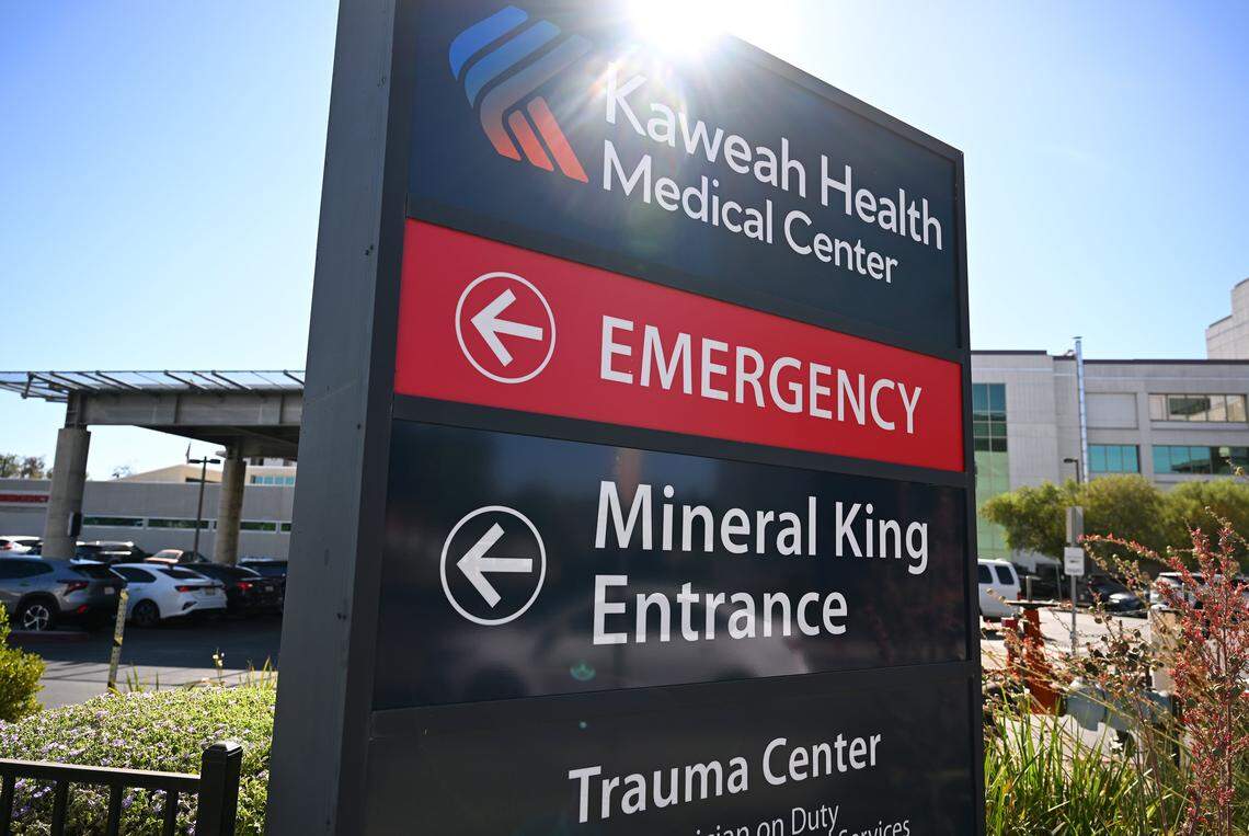 Kaweah Health is facing a state investigation in a wrongful death lawsuit. Photographed Monday, Aug. 4, 2025 in Visalia.