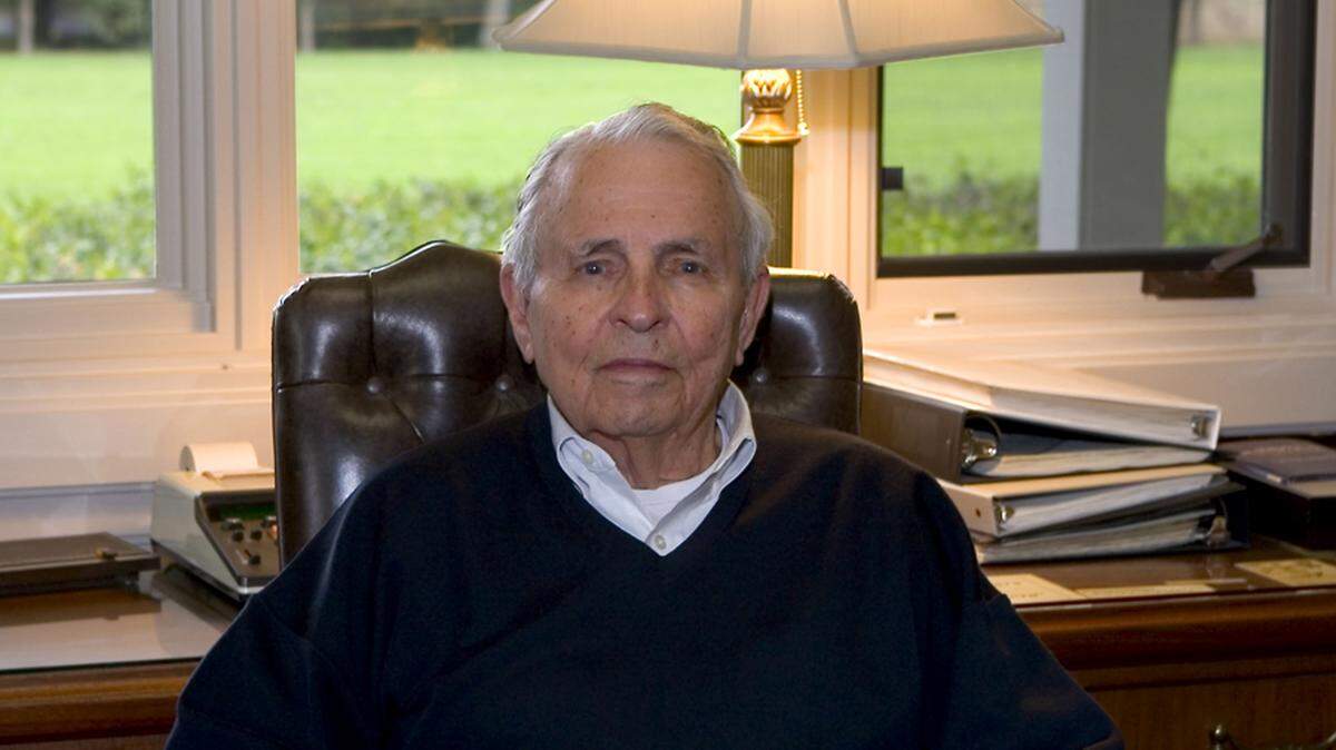 Jack Woolf , in an undated photo, sits in office. He was among the first to diversify his crops on his western San Joaquin Valley farms, helping make the region a leader in agriculture..