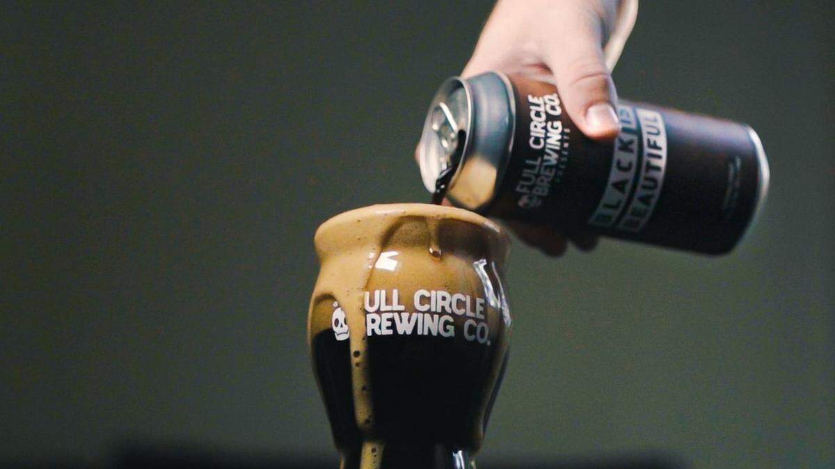 Full Circle Brewing in Fresno is selling this Black is Beautiful stout beer that benefits organizations that support Black-owned businesses and fight racial inequality.