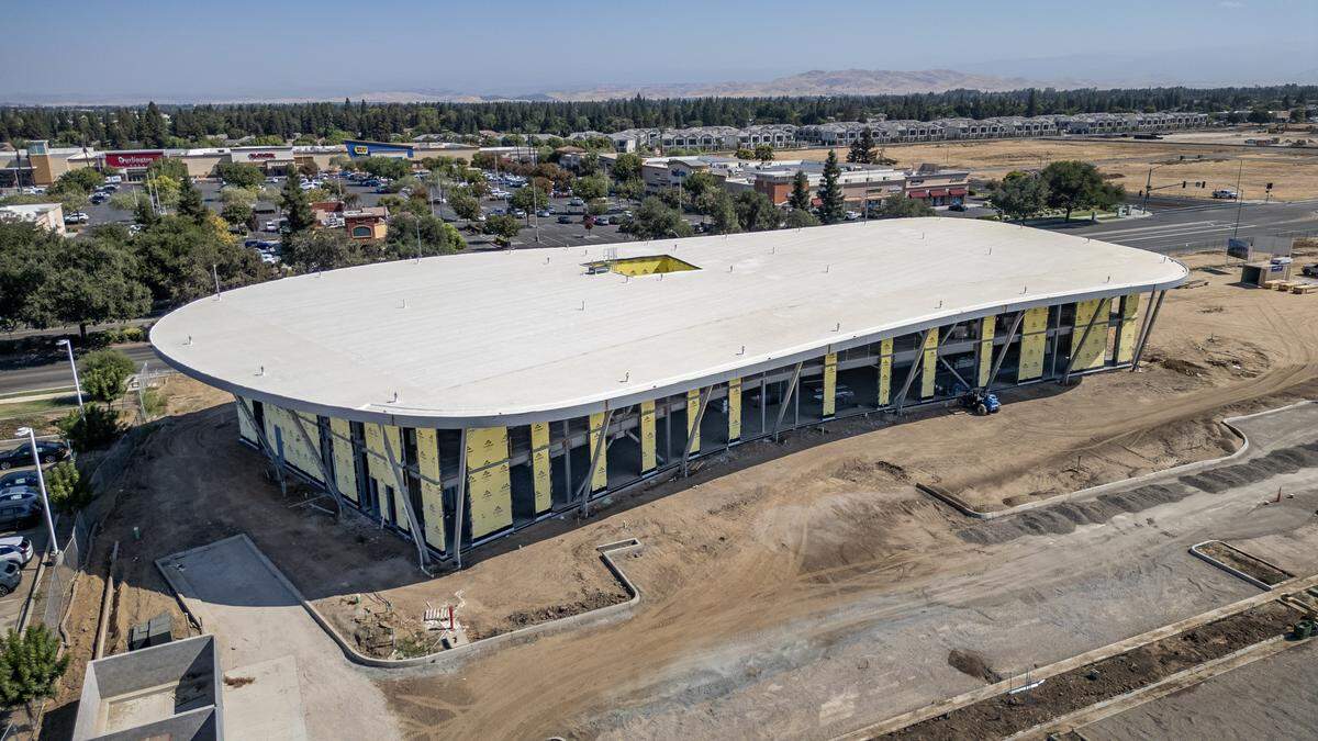 The Herndon Pinnacle is a large and prominent two-story structure under construction southeast corner of Willow and Herndon avenues. It's expected to be completed this fall and possibly used for medical offices or a law firm.