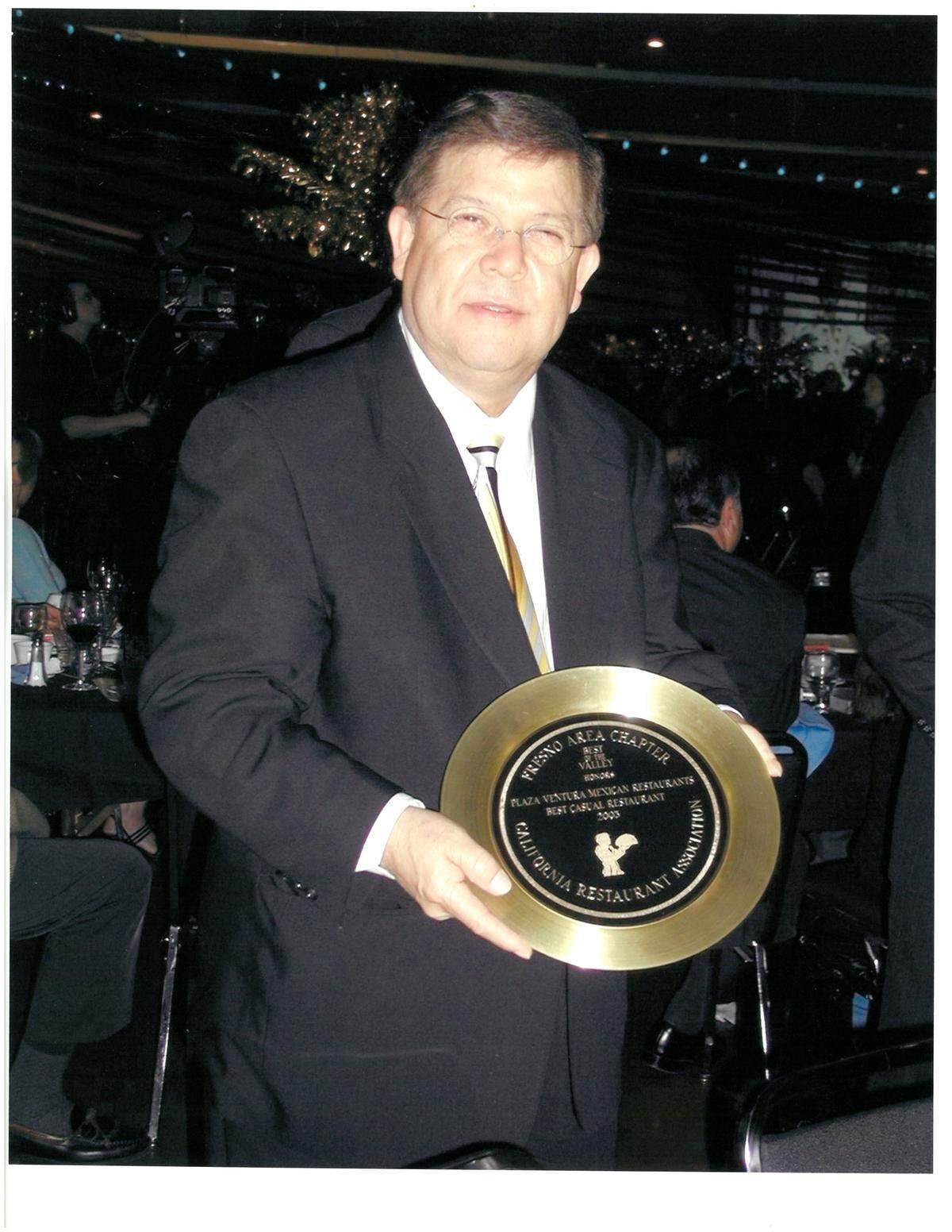 David Borunda, owner of Plaza Ventana Mexican restaurants and several others over the years, won the Lifetime Achievement Award at the California Restaurant Association’s 29th annual Best of the Valley Restaurant Awards.
