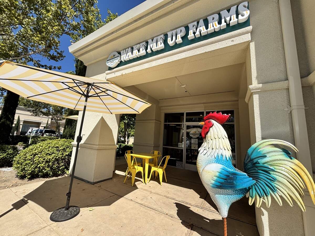 Wake Me Up Farms serves breakfast all day at Champlain Drive and Perrin Avenue.