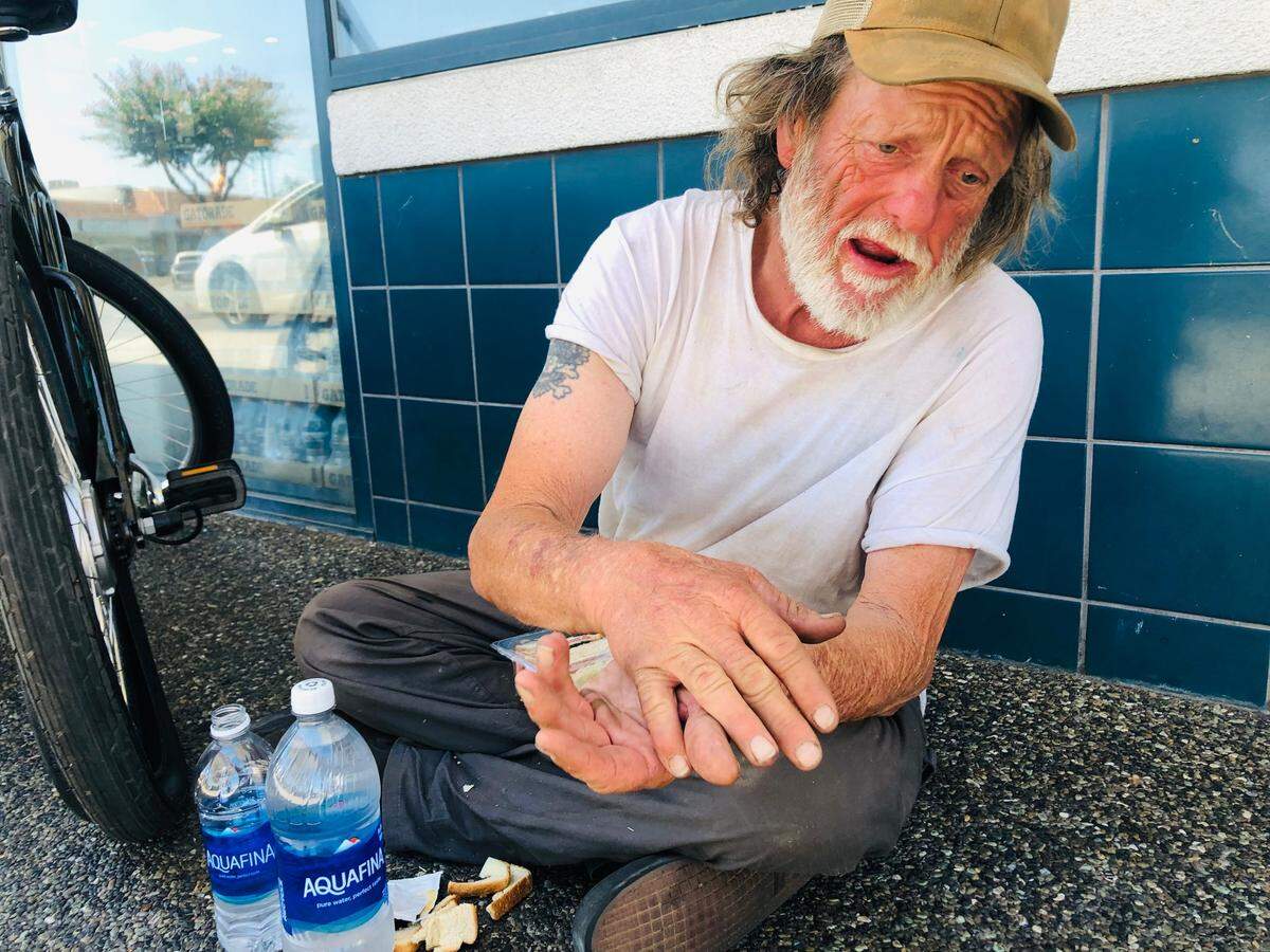 Rick Adams, who is homeless, said he’s dealing with the increased heat and rising temperatures by moving less during the afternoon and finding shade. Wednesday marked the first time this summer that temperatures reached at least 110 degrees in Fresno. The forecasts calls for daily high’s of at least 110 degrees through Tuesday before temperatures “drop” to 109 degrees on July 10.