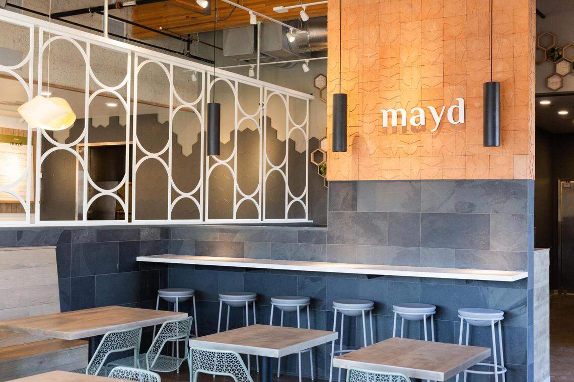 Locally owned Mayd Modern Mediterranean is located at Palm and Herndon avenues in Fresno.