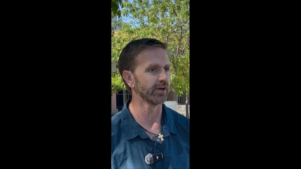 Stephen Quick, the father of Caleb Quick, on Wednesday, April 8, 2026.