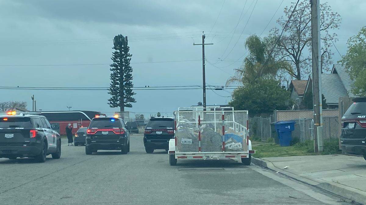 Officers with the Fresno Police Department responded to a stabbing on Saturday, March 2, 2024.