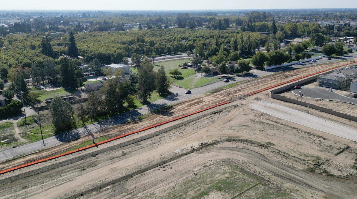 Clovis is widening and improving Shepherd Ave. just west of Fowler Ave. but private property is hindering the city's construction plans. The city may resort to eminent domain for the property.