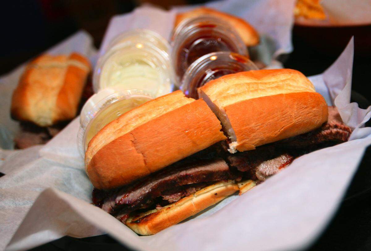 Tri-tip sandwiches at the Dog House Grill are pictured in this Fresno Bee file photo.