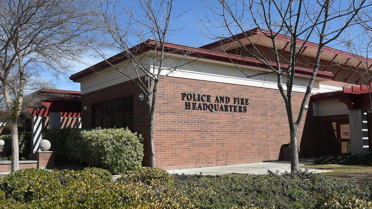 Clovis Police and Fire department headquarters, 1233 5th St in Clovis.