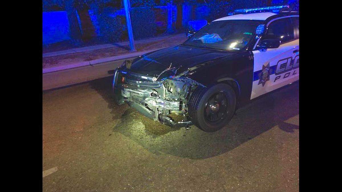 A Clovis officer was involved in a crash before midnight on Monday, Aug. 1, 2022, according to police.