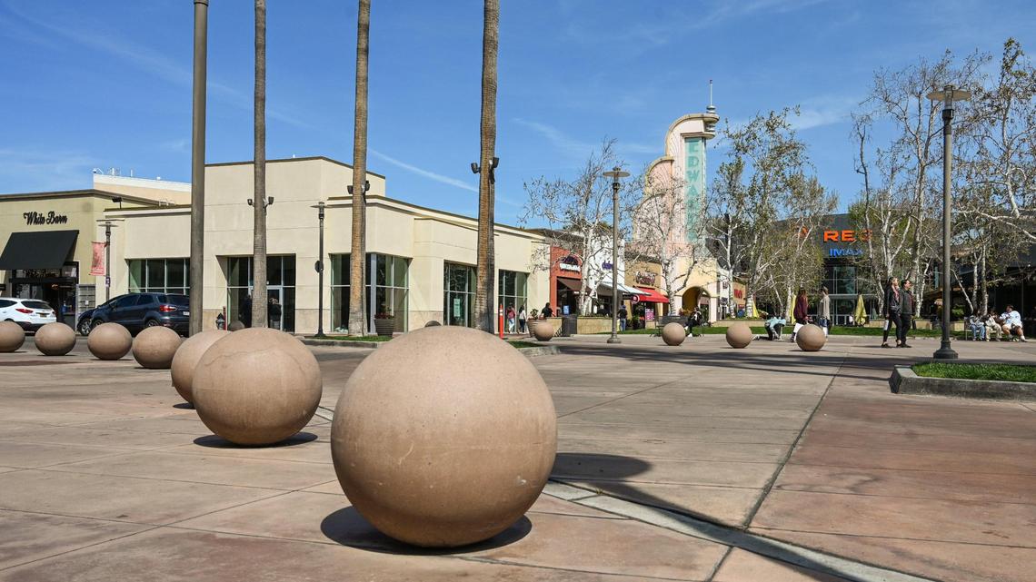 Several new shops will be coming to River Park shopping center in north Fresno while others will move spaces and the main plaza area will undergo a renovation. Photographed on Wednesday, April 5, 2023.