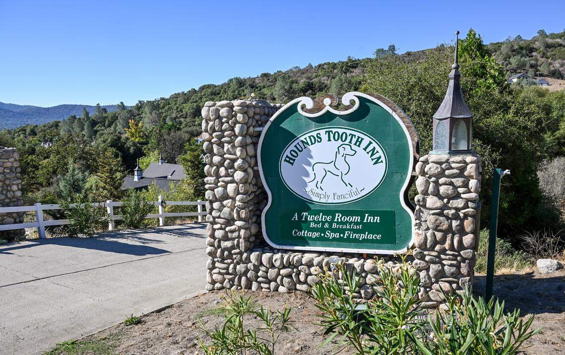 The Hounds Tooth Inn, located on Highway 41 in Oakhurst, just north of El Cid Mexican restaurant and Reimer's Candies and Ice Cream. It has been closed but will reopen as part of the long-anticipated Outbound Yosemite conference center and resort.