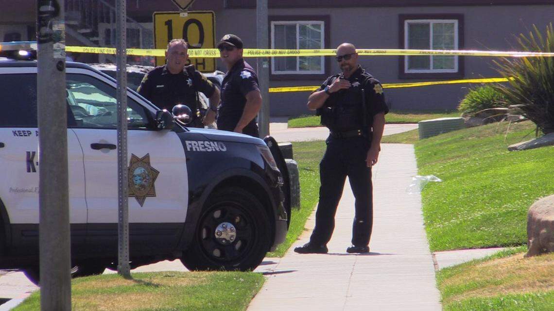 A woman was shot in the head allegedly by a person who she was dating Saturday afternoon an apartment complex in southeast Fresno, according to police.