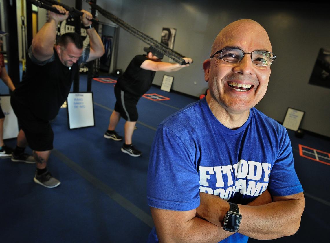 Michael Rodriguez, who nearly died from West Nile virus in 2014, has channeled his experience into helping others at his Fit Body Boot Camp in Fresno.