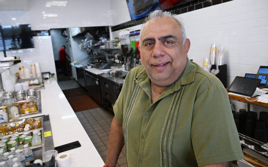 Sanjay Gadh opened Focaccia almost 6 months ago with his wife Renu Arora, serving cold, hot and panni sandwiches and salads. Photographed Thursday, Sept. 18, 2025 in Fresno.