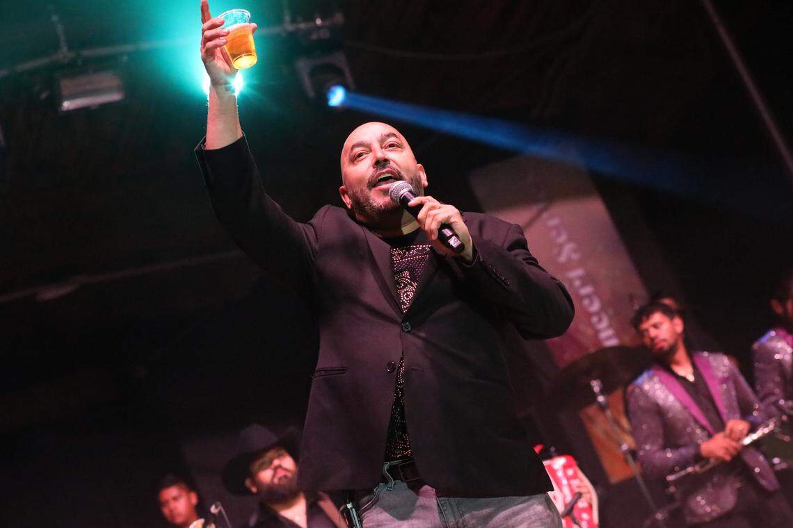 Regional Mexican singer Lupillo Rivera performed at the Paul Paul Theater on the final night of The Big Fresno Fair, delighting the audience not only with his voice but also with autographs on Sunday, October 12, 2025.