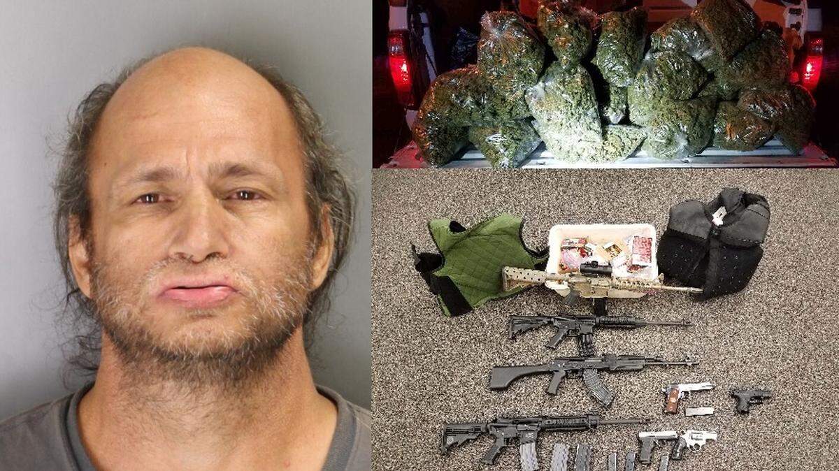 Robert Rogers, 51, of Porterville, was arrested on suspicion of several weapons and drug related charges, Tulare County Sheriff’s Office announced on Monday.