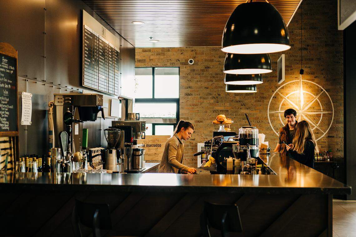 Axis Coffee Bar + Eatery has opened in the Tesoro Viejo development selling coffee, lunch and baked goods.