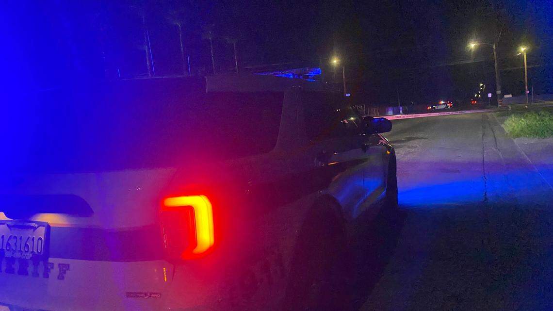 A motorcycle rider was injured in a shooting in Fresno, California on Saturday, March 22, 2025.