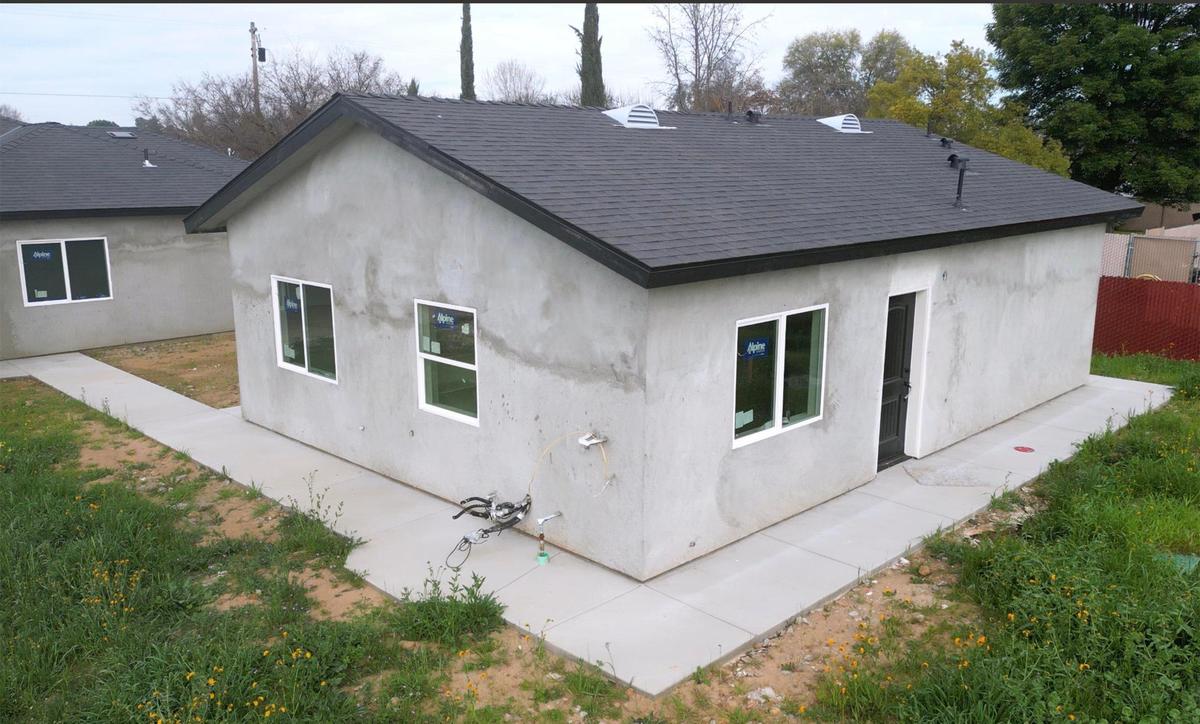 A detached ADU unit is seen behind the main home on a property in unincorporated Madera County on Friday, Feb. 28, 2025.
