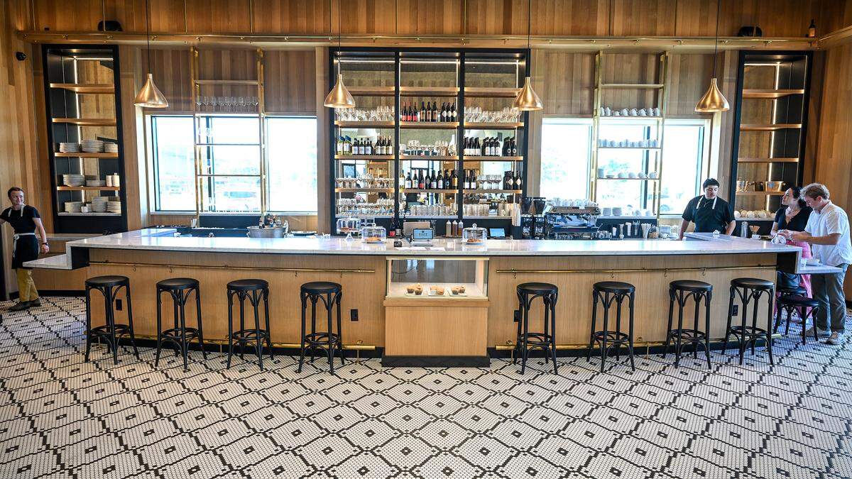 A large bar area gives an Italian feel unlike most local coffee shops at Il Caffè inside Enzo's Table in The Avenue complex in northwest Clovis. 