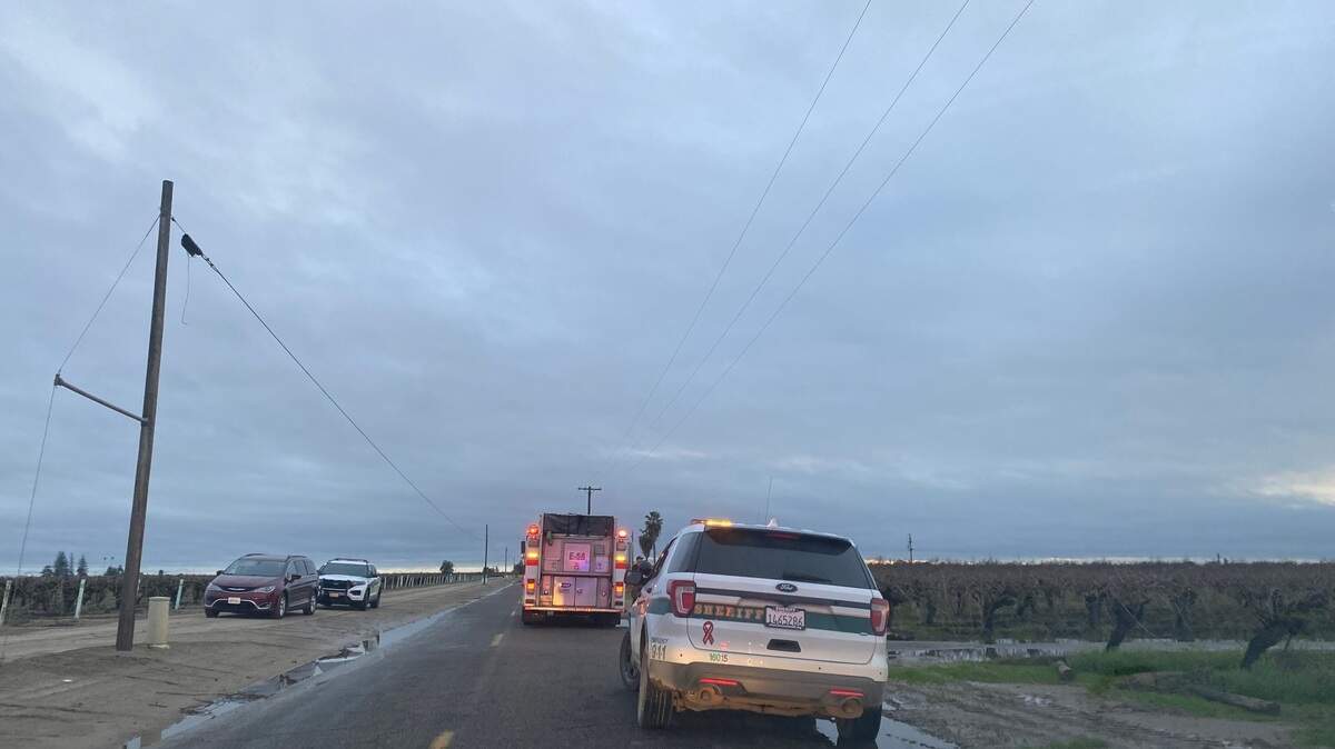 A man was taken to a Fresno, California hospital after he was stabbed during a family gathering on Saturday, Jan. 14, 2022.
