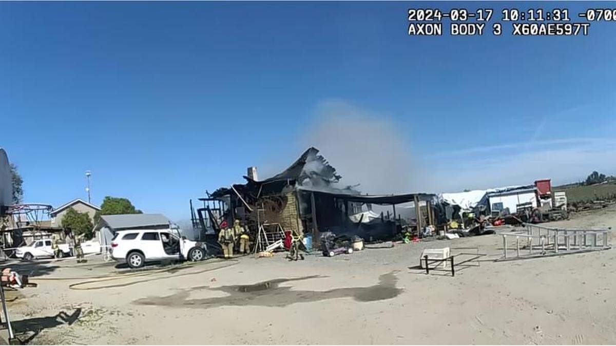 Two children found dead in a house fire in Fresno County near Kingsburg, California on Sunday, March 17, 2024.