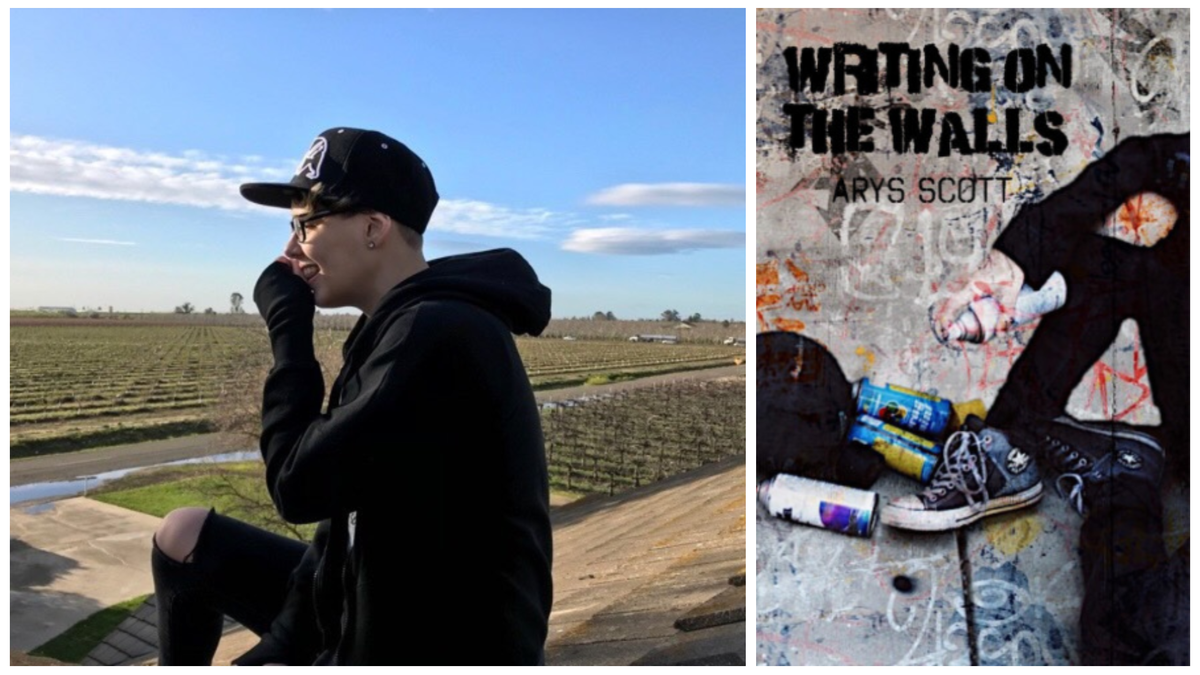 Seventeen-year-old Arys Scott self-published “Writing on the Walls” in January 2019.