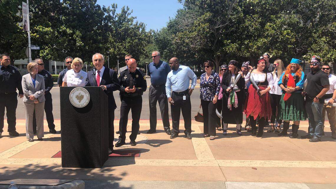 Fresno Mayor Lee Brand announced on Monday, June 25 that he will propose to the city council putting a half-cent sales tax initiative on the November ballot to fund public safety and parks.