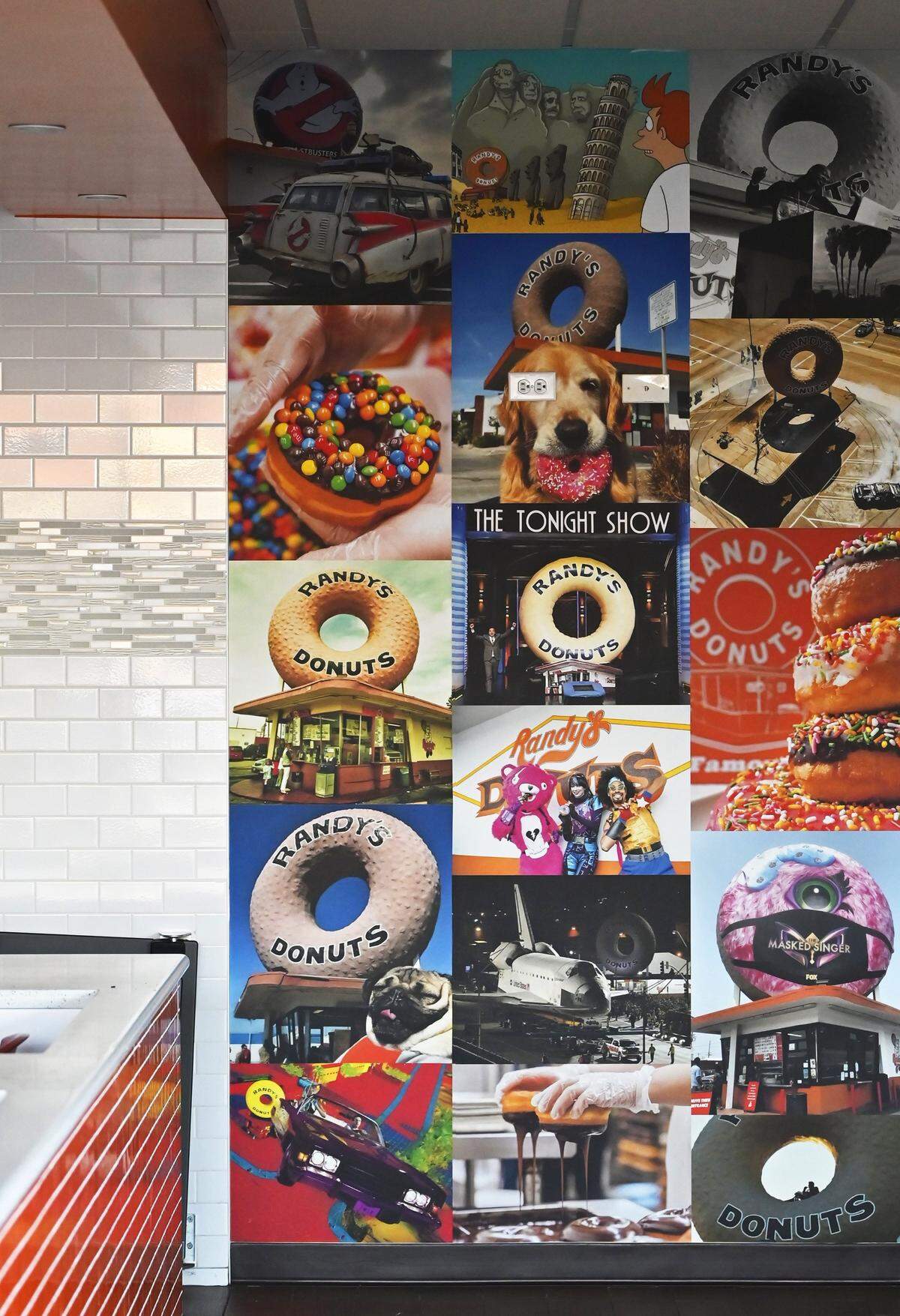 Photos of the iconic donut are featured inside a new Randy's Donuts preparing to open along Shaw Avenue just east of Clovis Avenue. Photographed Monday, Dec. 1, 2025 in Clovis.