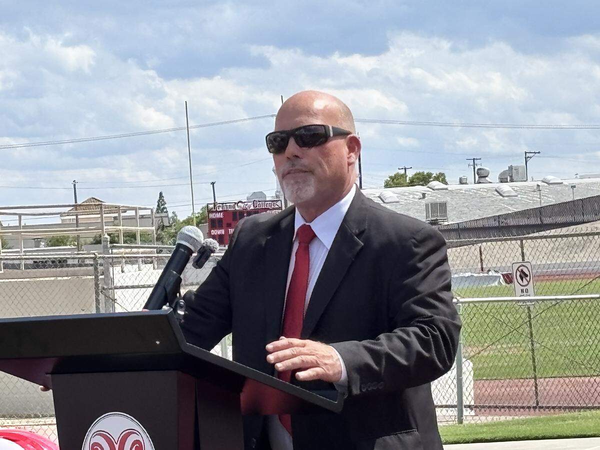 David Santesteban was introduced as the Fresno City College men’s soccer coach.