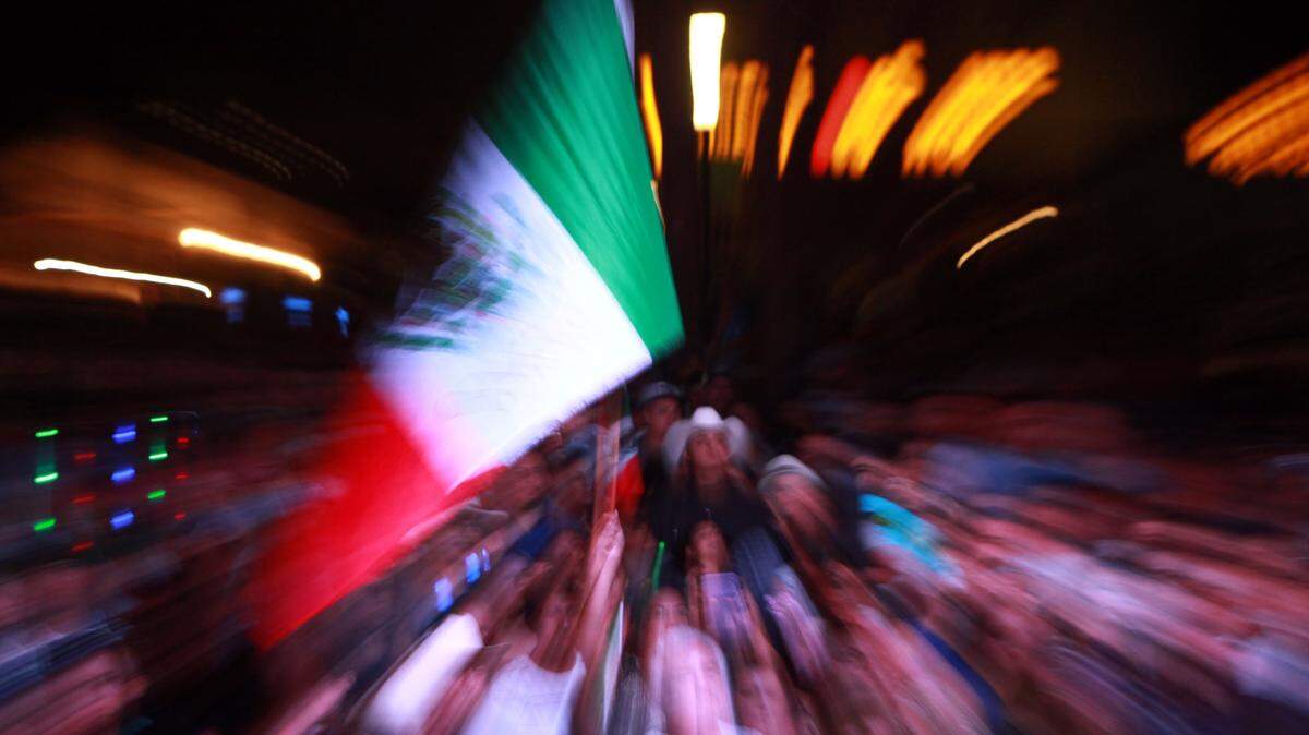 A large crowd showed up in 2013 to celebrate the Grito de la Independencia during Mexican Independence Day celebration at the Fulton Mall.