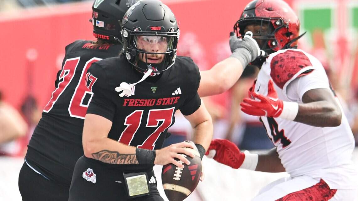 Fresno-area TV listings for the Fresno State at Boise State college football game