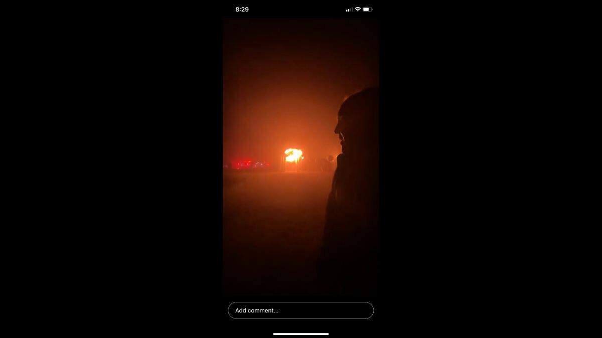 A screengrab of an Instagram post from outside the creamery of Raw Farm southeast of Kerman, where all packaging, inventory and products were burned Saturday, Jan. 8, 2022, according to the Instagram post from&nbsp;Organic Pastures, the owners of the farm.&nbsp;