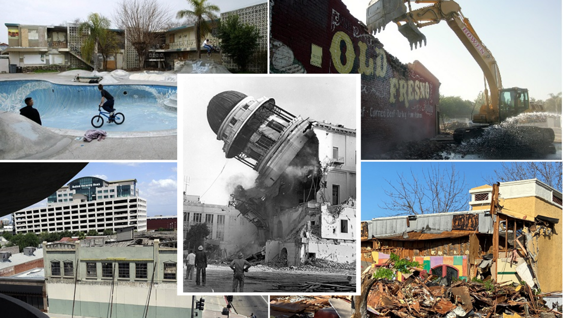 A courthouse, restaurants and a pool. Downtown Fresno’s history of demolishing buildings