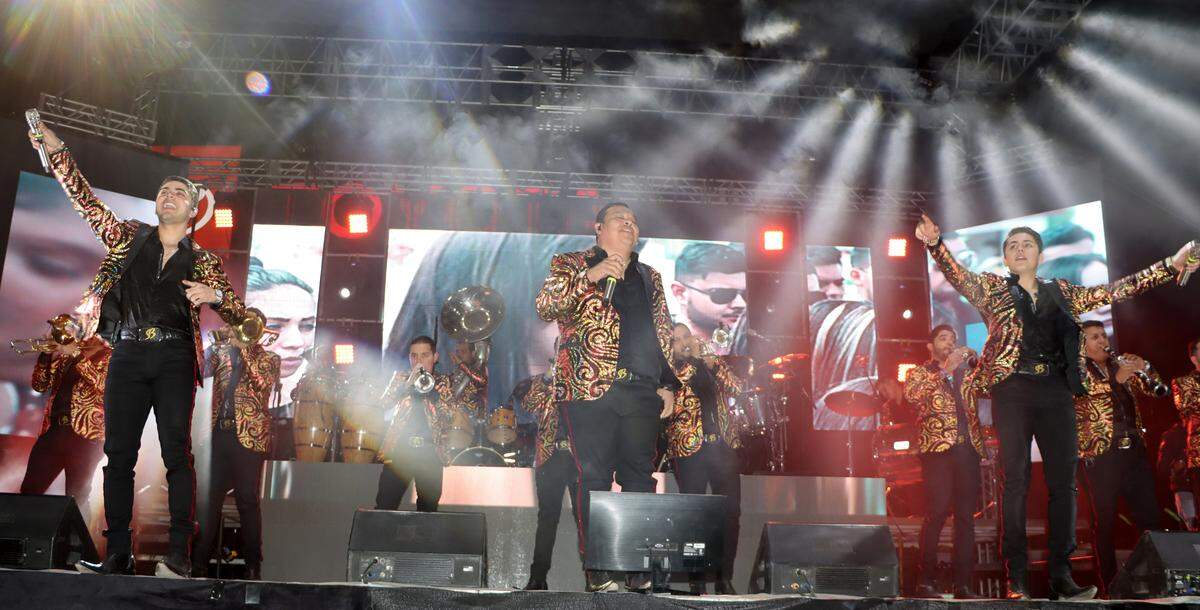 Banda Los Sebastiantes se presento durante el último concierto del año en el parque Chukchansi en Frenso el 29 de octubre, 2022.